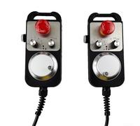 Generatore di impulsi manuale a 6 assi Controller MPG CNC con volantino elettronico basato su braccio per Mach3 100P/R Risoluzione 5V Alimentazione Nero