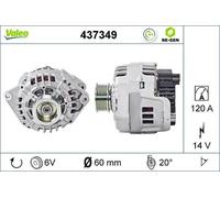 VALEO 437349 Alternatore