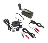 Generatore di manovella a mano da 30 W Manuale portatile Generatore a mano manodopera impermeabile Caricatore di emergenza per esterni per telefono cellulare Charing Green