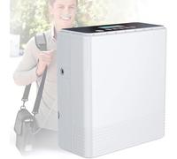 Generatore di ossigeno portatile, concentratore di ossigeno portatile regolabile da 1 a 6 l con accessori tascabili per l'uso in viaggio, 93%
