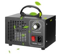 Generatore di ozono, 60000 mg/h, generatore di ozono, purificatore d'aria per auto, ozono, con timer da 60 minuti, ozonizzatore per auto, fumo, odori di animali domestici, odori della cucina