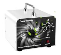 Generatore di ozono 60000mg/h Ozono industriale purificatore d'aria Ozonizzatore Dispositivo con timer da 120 minuti per 300㎡ Elimina odori casa Auto Camere Uffici Garage Fumo e animali domestici
