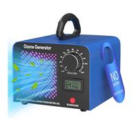 Generatore di Ozono 65.000 mg/h, Dispositivo Industriale per Ozono O3 con Timer da 120 Min/Temperatura/Umidità, Dispositivo per Ozono Fino a 300㎡, Ozonizzatore per Garage, Appartamenti, Cucine, Odori