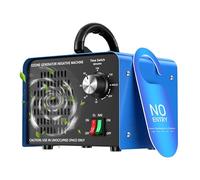 Generatore di ozono da 100.000 mg/h, dispositivo a ozono con ioni negativi e timer da 120 minuti, purificatore d'aria a ozono per eliminare gli odori in auto, casa, animali domestici, fumo, uso 600 m²