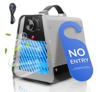 Generatore di Ozono Professionale 50000 mg/h, Purificatore d'Aria Deodorante per 300㎡, Macchina Ozono Alta Capacità O3 con Timer 120 Min, Ozonizzatore per Casa Ambienti, Auto, Uffici, Hotel