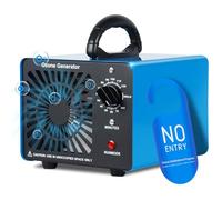 Generatore di Ozono Professionale 75000mg/H, GMGXX 0-400㎡ Ozonizzatore Purificatore d'Aria Ozono,Timer 120 Min, Macchina Ozono per Casa Ambienti e Auto, Blu, OG-75