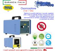 Generatore Di Ozono Purificatore D'aria Timer 0-120 min 2 gr/h Ozonizzatore
