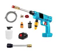 Generatore Di Pistola For Rondella Di Lavaggio Auto Ad Alta Pressione Senza Fili Senza Fili Pistola Ad Acqua Pulitore A Spruzzo Lavatrice For Auto For Batteria 18V Potente Facile(One big battery)