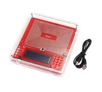 Generatore di risonanza sinusoidale con display LCD e cavo USB regolabile Yoga Relax generatore di suoni 0,01 Hz a 99999 Hz per aiuto del sonno yoga sonno profondo consapevolezza