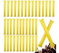 Generatore di rumore gonfiabile, Thunder Sticks, generatore di rumore, 40 aste di gonfiaggio colorate per giocattoli di incoraggiamento, bacchetta leggera per feste, chiacchiere, pensierino per eventi