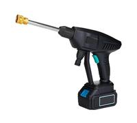 Generatore Di Schiuma Portatile For Rondela Elettrica Con Pistola A Spruzzo For Acqua For Autolavaggio Ad Alta Pressione Senza Fili Ricaricabile Batteria Da 18 V Pulizia Potente(Two small battery)