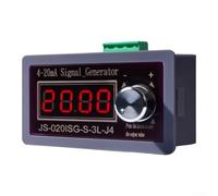 Generatore di segnale corrente 0-20mA 4-20mA con display a LED, tensione 0 | Modulo di uscita per convertitore PLC e debug dell'invertitore di canale, regolazione fine grossolana nera