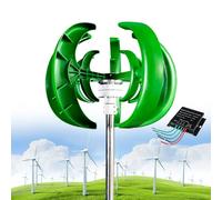 Generatore di turbina eolica da 12000 W, kit verticale a 5 pale da 12 V/24 V/48 V, magnete permanente CA trifase, avvio a bassa velocità del vento, ideale per applicazioni domestiche, barche e motori