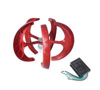 Generatore di turbina eolica da 400 W 12 V / 24 V Lanterna a 5 pale Asse verticale Mulino a vento domestico Yacht Farm Turbina eolica con controller(Rot,24V)