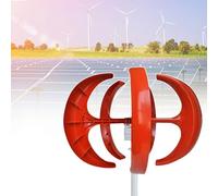 Generatore di turbina eolica, generatore orizzontale a 5 pale da 12 V a doppio cuscinetto, per casa e giardino, soluzione energetica ecologica, si adatta automaticamente alla direzione del vento