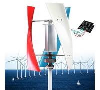 Generatore di turbina eolica verticale, 14000 W, 12 V, 24 V, 48 V, 110 V, 220 V, portatile, a risparmio energetico, con controller MPPT, funzionamento silenzioso