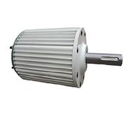Generatore di turbine eoliche 1000W 2000W 3000W 4000W 5000W 10KW Generatore a magneti permanenti Gearless trifase 48V AC Alternatore Turbina eolica ad acqua con bassa coppia di avviamento(With Base,24