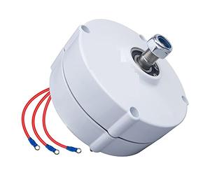Generatore di turbine eoliche 100W 12V 24V basso numero di giri NdFeb generatore a magneti permanenti in terre rare for generatore eolico orizzontale fai-da-te generatore eolico Mil con bassa coppia d