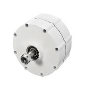 Generatore di turbine eoliche 5000W 12V 24V 48V arless Magnete Permanente 5KW neratori Elettrici Alternatore for Mulino A Dinamo Motore neratore di Turbina Eolica ad alta efficienza(No Base,DOUBLE SHA