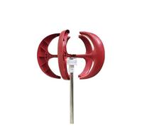 Generatore di turbine eoliche 5000W 8000W 10KW 48V 24V Generatore verticale Sospensione a magnete permanente Inizio basso for uso domestico Generazione di energia a basso rumore e ad alta ef(Red,48V_8