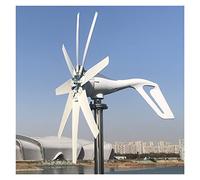 Generatore di turbine eoliche da 1000W con Mppt. Controller a bassa rumorosità bassa velocità del vento Avvio 1 2 V 24V. Generatore di mulini a vento(8,Turbine Only,24V)