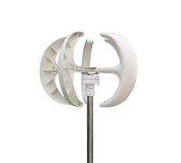Generatore di turbine eoliche, Generatore di turbine eoliche verticali 2kw Mulino a vento 12v 24v 48v Inizio velocità del vento a basso rumore con regolatore di carica MPPT for uso domestico per casa,
