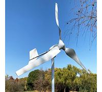 Generatore di turbine eoliche orizzontali a bassa velocità, 12 V, 48 V, 24 V, materiale premium, 2000 W, trifase AC, con controller Hybird per uso domestico (48 V con controller Hybird)
