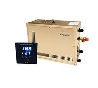 Generatore di vapore, 3KW Automatico Acciaio inossidabile Generatore di vapore Generatore di vapore Steaming Sala Sauna Camera Bagno da bagno a vapore for centro termale Controller digitale(4.5kw)