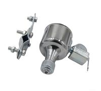 Generatore dinamo per luce bicicletta AC 12 V 6 W con uscite CA a doppia tensione progettato per modifiche moto retrò e alimentazione ecologica (argento)