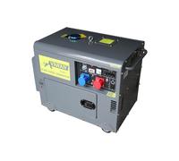 Generatore elettrico Diesel silenziato Gruppo elettrogeno 5 kVA & 230V senza ...
