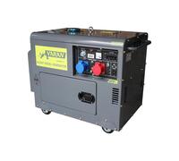 Generatore elettrico Diesel silenziato Gruppo elettrogeno 5kVA, 400V, 230V + ATS