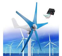 Generatore eolico 12000 W 12 V/24 V/48 V, controller a 5 lame, magnete permanente trifase per barche, cabine, casa, soluzione energetica ecologica