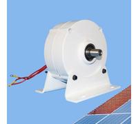 Generatore eolico 12V 24V 48V 600W a 3 fasi | Generatore a magnete permanente | Generatore senza spazzole a turbina per impianti eolici | 650RPM | Generatore di corrente fai-da-te (con base, 12)