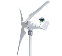 Generatore eolico 600W 12V 24V 3 5 6 pale Mulino eolico AC Hawt residenziale con controller MPPT Indicatore di carica LED(3 Delta Wing,12V)