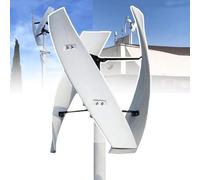 Generatore eolico ad alta efficienza, 15000 W, 12 V/24 V/48 V, design verticale a 3 pale, magnete permanente per energia eolica e solare ibrida, ideale per sistemi off-grid
