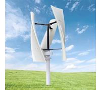 Generatore Eolico ad ASSE Verticale da 12 V e 8000 W, Design Maglev a 3 Pale a Spirale per Uso Domestico, in Giardino e in Mare, Soluzione efficiente per l'energia rinnovabile e Il monitorag