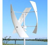 Generatore Eolico Ad Asse Verticale Generatore Eolico Kit Completo 3kw/8kw Turbina Eolica Altro Generatore Eolico Energia Rinnovabile,per Terrazza Marine Motor Home Chalet Boat,Smallsize75cm*53cm-12V