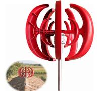 Generatore eolico ad asse verticale, set di elettricità for turbina eolica a 5 pale, con controller, velocità del vento iniziale 2M/S, generatore eolico verticale senza rumore(500W)