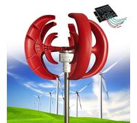 Generatore eolico da 12000 W, kit verticale a 5 pale da 12 V/24 V/48 V, generatore di corrente alternata trifase, avvio a bassa velocità del vento, ideale per uso domestico e in barca con controller