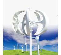 Generatore eolico da 5000 W, motore eolico verticale da 12 V/24 V/48 V, per giardino e barca, include controller per soluzioni ibride eoliche e solari