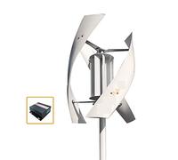 Generatore Eolico, Generatore di turbine eoliche da 2000W 48V energia alternativa 220V corrente alternata Uscita Kit completo for uso domestico con controller inverter(Off Grid system,WHITE_24V_2000W)