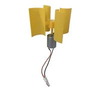 Generatore eolico, Kit fai da te 5 pezzi Piccolo motore verticale S Pale Brezza Generatore di elettricità Modello scientifico Energia,per uso marino/domestico/ibrido