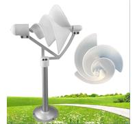 Generatore eolico micro spirale 10W, turbina verticale a magnete permanente con avvio a bassa brezza, kit energia silenzioso per progetti fai da te, casa ed esperimenti(1pcs)
