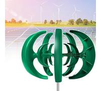 Generatore Eolico Orizzontale a 5 Pale, Doppi Cuscinetti, 24 V, Si Adatta automaticamente al Vento, Soluzione energetica Ecologica per casa e Giardino