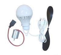 Generatore Eolico per fai da Te per Scuola e per casa Generatore | Include generatore, , cavo USB, lampadina; per ideale per capire i principi motori