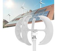 Generatore Eolico Silenzioso da 5 kW con Controller, efficiente generatore Eolico a Lanterna per la casa e Il Campeggio all'aperto, 24 V - Soluzione energetica rinnovabile Ecologica