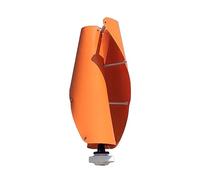 Generatore Eolico Verticale 12v 24v 48v 96v Del Di Asse 400w 600w 1000w Con Il Mulino A Regolatore MPPT For Uso Domestico Uscita Ad Alta Efficienza(Orange,HYBRID CONTROL_96V_600W)