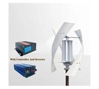 Generatore eolico verticale a turbina con controller ibrido Off Grid System Inverter 3KW 5kw per energia libera domestica con mulino a vento (controller inverter 1,12 V, 5000 W)