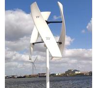 Generatore eolico verticale ad alta efficienza da 12000 W, 12 V/24 V/48 V, con regolatore di carica, design a elica a 3 lame per soluzioni di alimentazione nautiche, camper, casa e aziendale