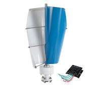 Generatore Eolico Verticale da 12000 W - Sistema Ibrido Eolico-Solare con avviamento a brezza da 12 V/24 V/48 V, ASSE di levitazione Magnetica per Una Generazione efficiente di energia